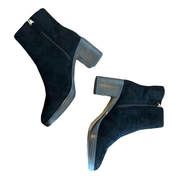 J.Crew Sueded Platform Boots in Black - Picture 1 of 16